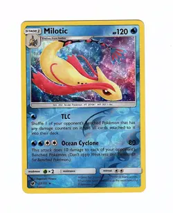 Milotic 27/111 Sm-Crimson Invasion Reverse Holo Rare - Pokemon Card - Image 1