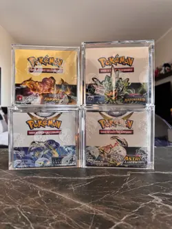 Lotto X4 Booster Box 36 Pokemon Ita Sealed Tempesta, Fiamme Oscure, Astri - Image 1