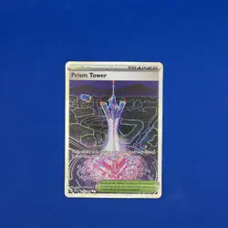 Prism Tower 111/086 UR Ultra Rare NM/M Chaos Rising Pokemon TCG - Image 1