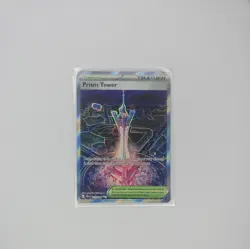 Prism Tower 111/086 UR Ultra Rare NM/M Chaos Rising Pokemon TCG - Image 1