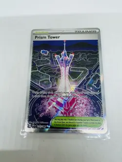 Prism Tower 111/086 UR Ultra Rare NM/M Chaos Rising Pokemon TCG - Image 1