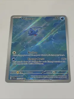Phione 175/167 Pokemon TCG: SV06 - Twilight Masquerade Illustration Rare Holo - Image 2