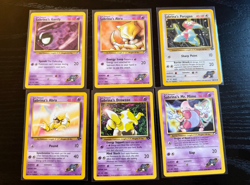 Pokemon TCG Gym Challenge 6 Card Lot Sabrina's Gastly Abra Drowzee Psyduck WOTC - Image 1