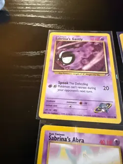 Pokemon TCG Gym Challenge 6 Card Lot Sabrina's Gastly Abra Drowzee Psyduck WOTC - Image 2