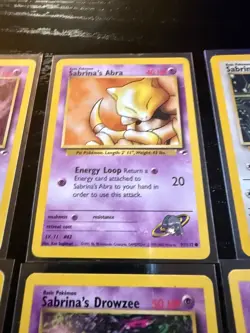 Pokemon TCG Gym Challenge 6 Card Lot Sabrina's Gastly Abra Drowzee Psyduck WOTC - Image 3