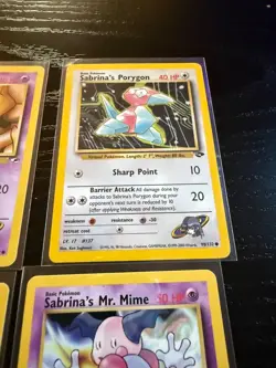 Pokemon TCG Gym Challenge 6 Card Lot Sabrina's Gastly Abra Drowzee Psyduck WOTC - Image 4