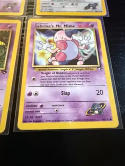 Pokemon TCG Gym Challenge 6 Card Lot Sabrina's Gastly Abra Drowzee Psyduck WOTC - Image 5