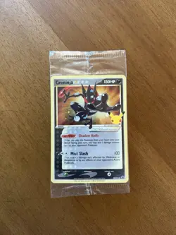 Greninja Gold Star Celebrations Promo SWSH144 2021 Pokemon TCG Sealed Card - Image 1