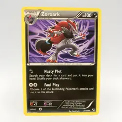 Pokemon Card Zoroark Non Holo 2011 71/114 LP - Image 1