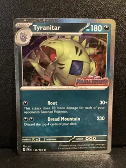 Tyranitar (Paldea Evolved Stamp) Promo Miscellaneous Cards & Products 135/193 NM - Image 1