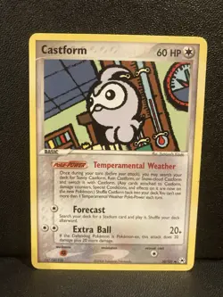 Castform 30/101 Hidden Legends Pokemon Card NM - Image 1
