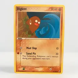 Diglett 50/100 Crystal Guardians Pokemon Card -B9 - Image 1
