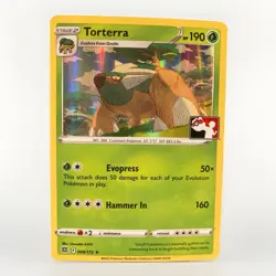 Torterra Holo Pokemon Prize Pack Series 2 Promo Pokemon Card NM/LP Play Stamp - Image 1