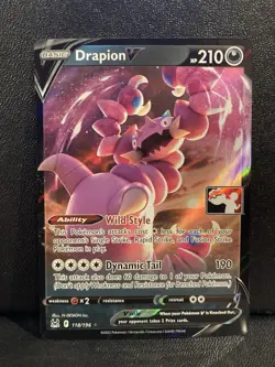Drapion V Pokemon Prize Pack Series 3 Promo Pokemon Card NM/LP - Image 1