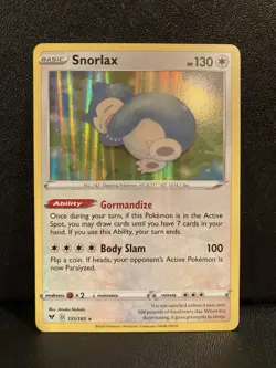 Snorlax - 131/185 - Holo Rare Vivid Voltage Set - Pokemon Card - NM - Image 1