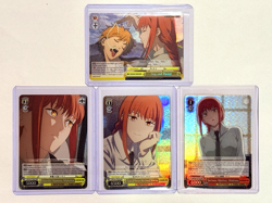 Weiss Schwarz Chainsaw Man - Serious Motive, Makima RRR and More Foil (4) - Image 1