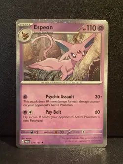 Espeon - (Cosmos Holo) Holo Rare Miscellaneous Cards & Products 033/131 HP - Image 1