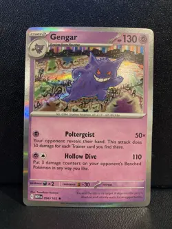 Pokemon Gengar Holo Card 94/165 Scarlett & Violet 151 Series - Image 1