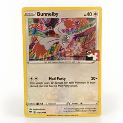 Bunnelby Vertical Holo 150/189 Prize Pack Series Cards Stamped LP/NM - Image 1