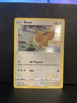 Eevee - (Swirl Holo) SWSH: Sword & Shield Promo Cards SWSH190 LP Pokemon TCG - Image 1