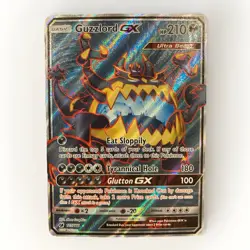 Guzzlord GX Full Art Ultra Rare Card 105/111 Sun & Moon Crimson Invasion - Image 1