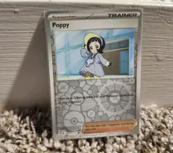Pokemon Card Poppy 193/197 Obsidian Flames Reverse Holo Trainer 2023 NM-Mint - Image 1