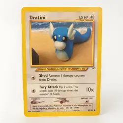 Pokemon TCG Neo Destiny 2000 Dratini Unlimited Common Card 63/105 Yuka Morii - Image 1