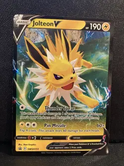 Jolteon V SWSH151 SWSH: Sword & Shield Promo Cards - Pokemon Card - NM Holo - Image 1