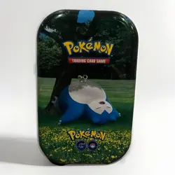 Pokemon Go Trading Card Game TCG Empty Mini Tin Snorlax #143 - Image 1