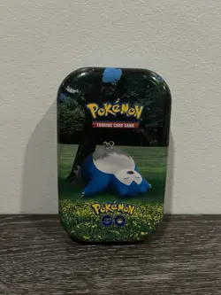 Pokemon Go Trading Card Game TCG Empty Mini Tin Snorlax #143 - Image 3