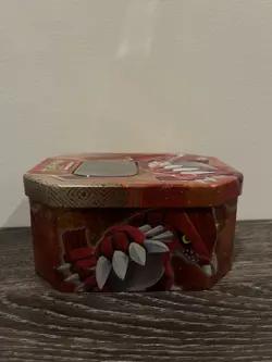 Pokemon 2015 TCG Trading Card Game Legends of Hoenn Groudon-EX Groudon Tin EMPTY - Image 4