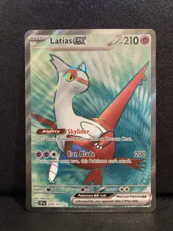 Pokemon Card TCG - Latias ex 220/191 Full Art Ultra Rare Surging Sparks NM - Image 1