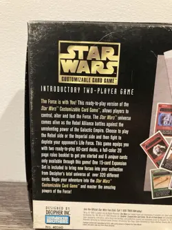 Star Wars 1995 Premiere Customizable Card Game Starter Set Decipher 73000403607 - Image 4