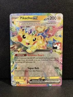 Pikachu ex 057/191 Prize Pack Series Cards Holo - Image 3