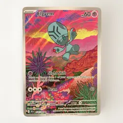 Pokemon TCG Elgyem Card Illustration Rare Sv: Black Bolt 120/086 NM Condition - Image 1