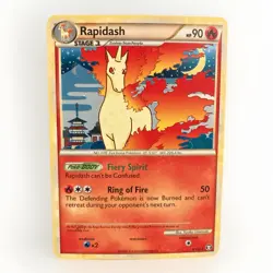 Rapidash 8/102 Holo Rare Foil Pokemon Card NM - Image 1