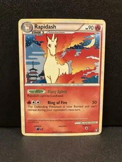 Rapidash 8/102 Holo Rare Foil Pokemon Card NM - Image 3