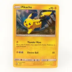 2017 Pokemon SM Black Star Promo #SM81 Pikachu Holo Card - Image 1