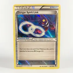2014 Pokemon GENGAR SPIRIT LINK Phantom Forces REVERSE HOLO Foil XY Card 95/119 - Image 1