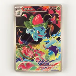 Ivysaur 134/132 Illustration Rare 2025 Mega Evolution Pokemon Card NM - Image 1