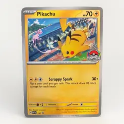 Pikachu 190 Scarlet & Violet World Championship 2024 Promo Card - Image 1