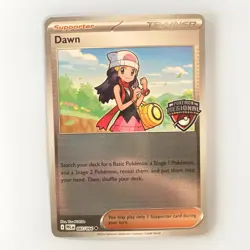 Pokemon TCG Dawn Regional Stamped Holofoil Promo Card LP - Image 1