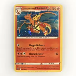 Special Delivery Charizard SWSH075 SWSH: Sword & Shield Promo Cards Holo LP - Image 1