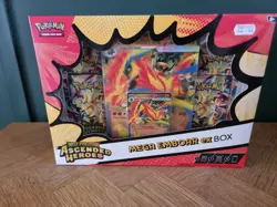 Pokemon TCG: Mega Evolution—Ascended Heroes Mega Emboar ex Box New Sealed - Image 1