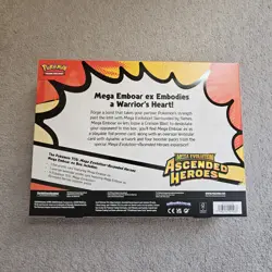 Pokemon TCG: Mega Evolution – Ascended Heroes Mega Emboar ex Box – Brand New & S - Image 2