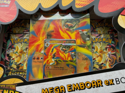 Pokemon TCG: Mega Evolution – Ascended Heroes Mega Emboar ex Box – Brand New & S - Image 2