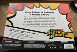 Pokemon TCG: Mega Evolution – Ascended Heroes Mega Emboar ex Box – Brand New & S - Image 4