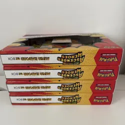 Pokemon TCG Mega Evolution Ascended Heroes 4 Mega Emboar EX Box Brand New SEALED - Image 1