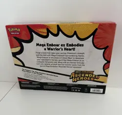 Pokemon TCG Mega Evolution Ascended Heroes 4 Mega Emboar EX Box Brand New SEALED - Image 2
