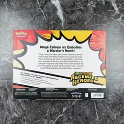 Pokemon TCG Mega Evolution Ascended Heroes Mega Emboar ex Box - New & Sealed - Image 2